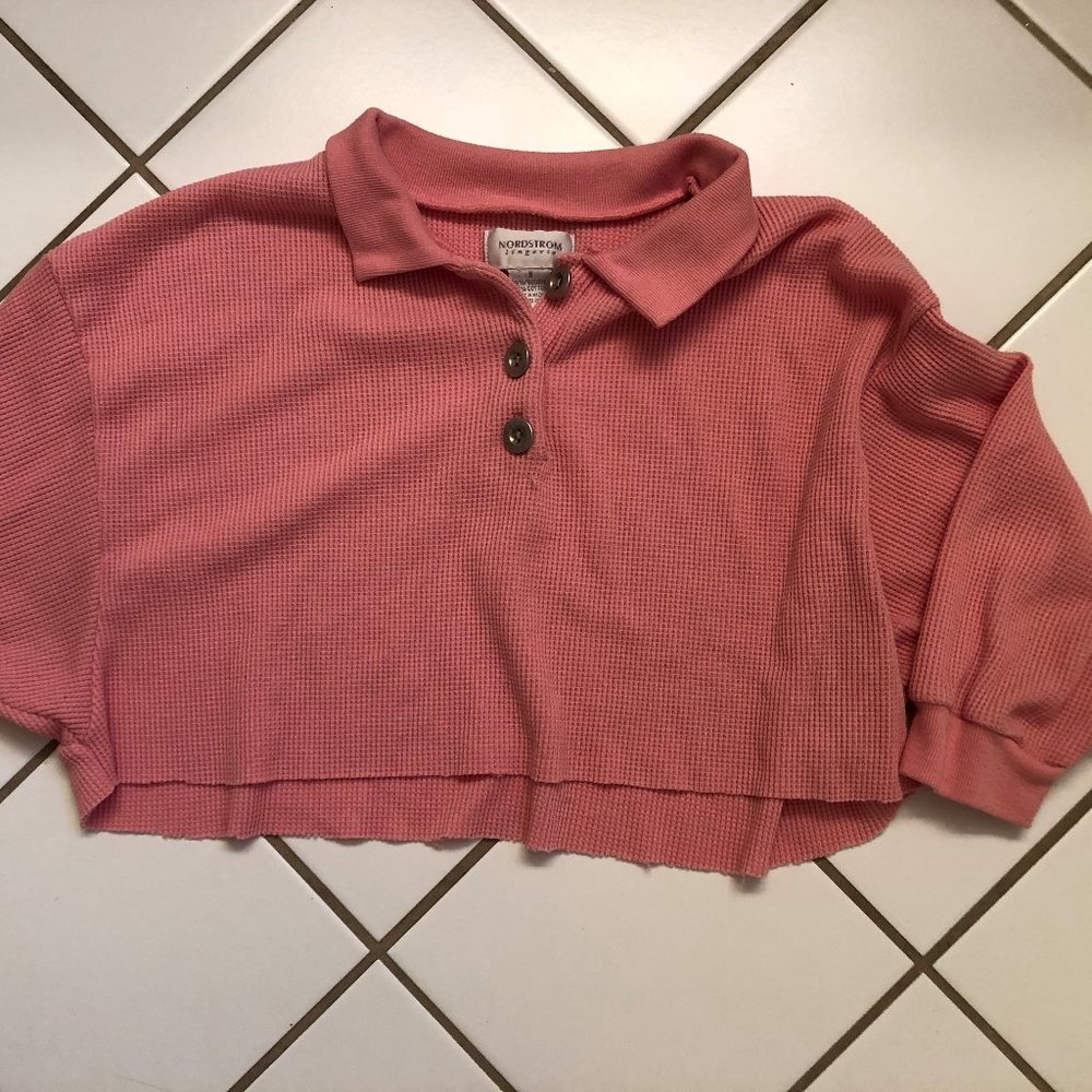 Cropped Vintage Waffle Top